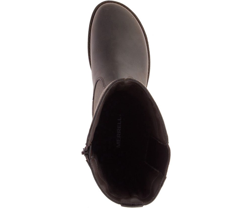 Merrell Støvler Dame - Andover Peak Waterproof - Brune - GKR467529